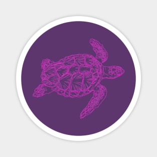 Purple Turtles Magnet